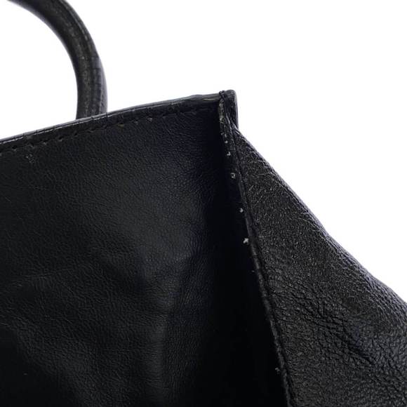 Celine Luggage Small Square Phantom Suede Leather Tote Bag Black - Picture 11 of 13